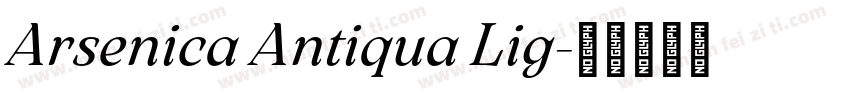 Arsenica Antiqua Lig字体转换